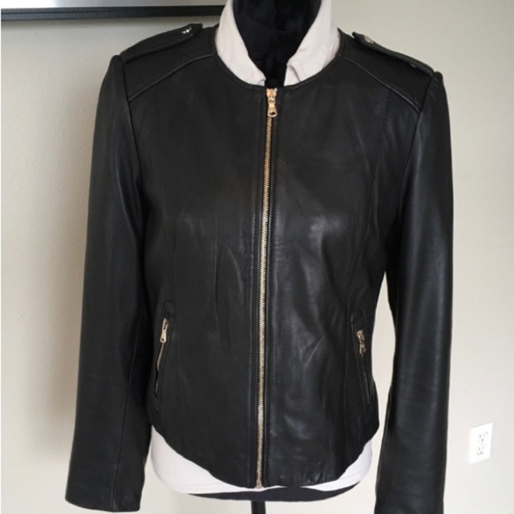 Mossimo Dutti leather jacket